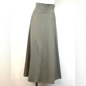 Perry Ellis- Green Maxi Skirt